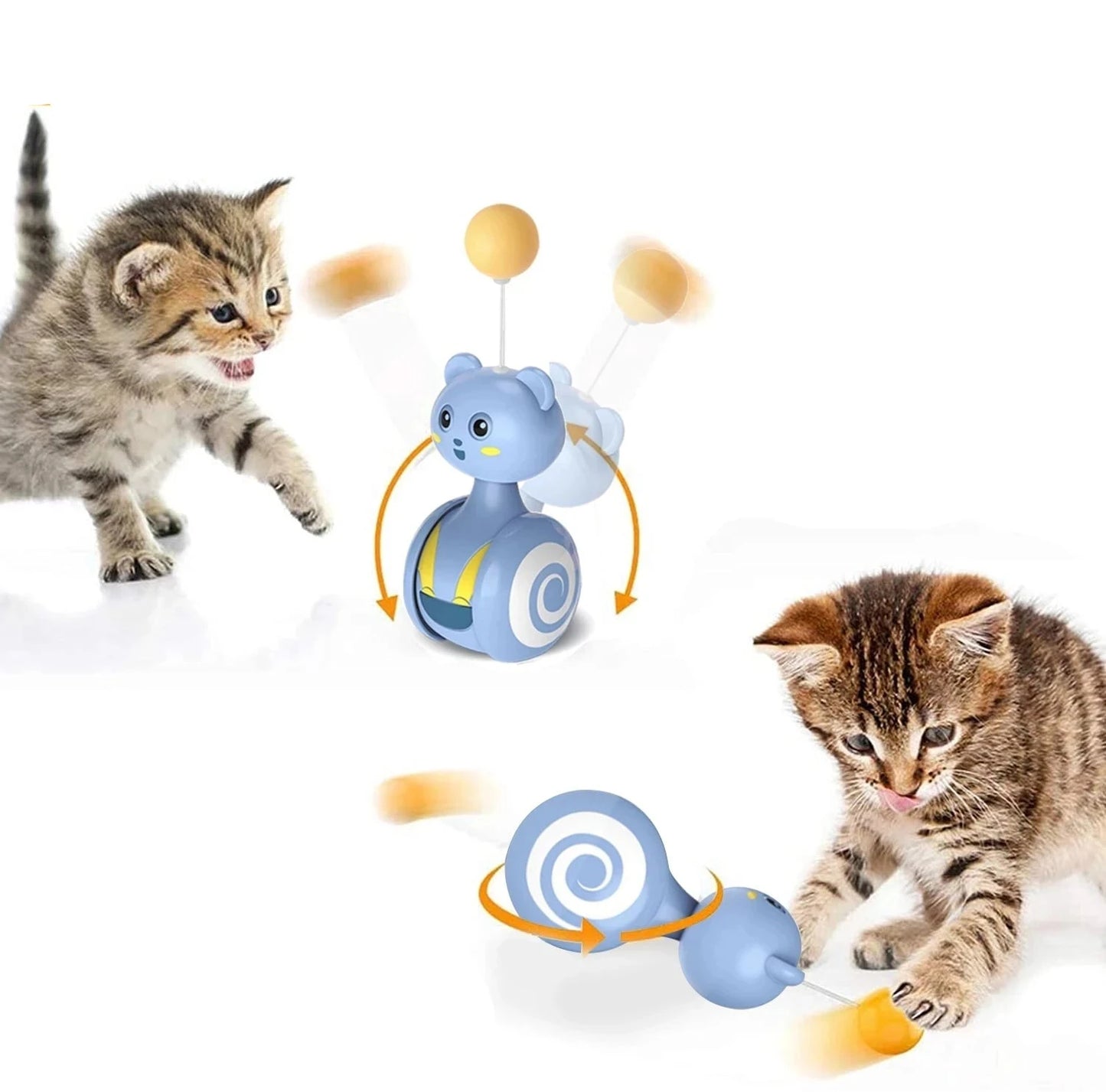 Interaktives Federspielzeug für Katzen