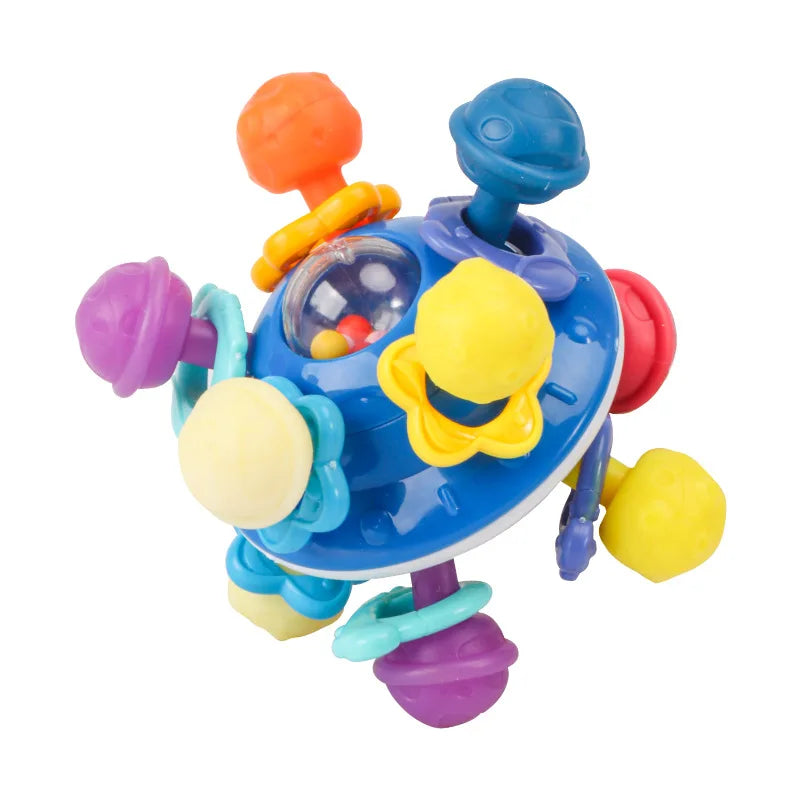 Sensorisches Beißring-Ballspielzeug für Babymonate